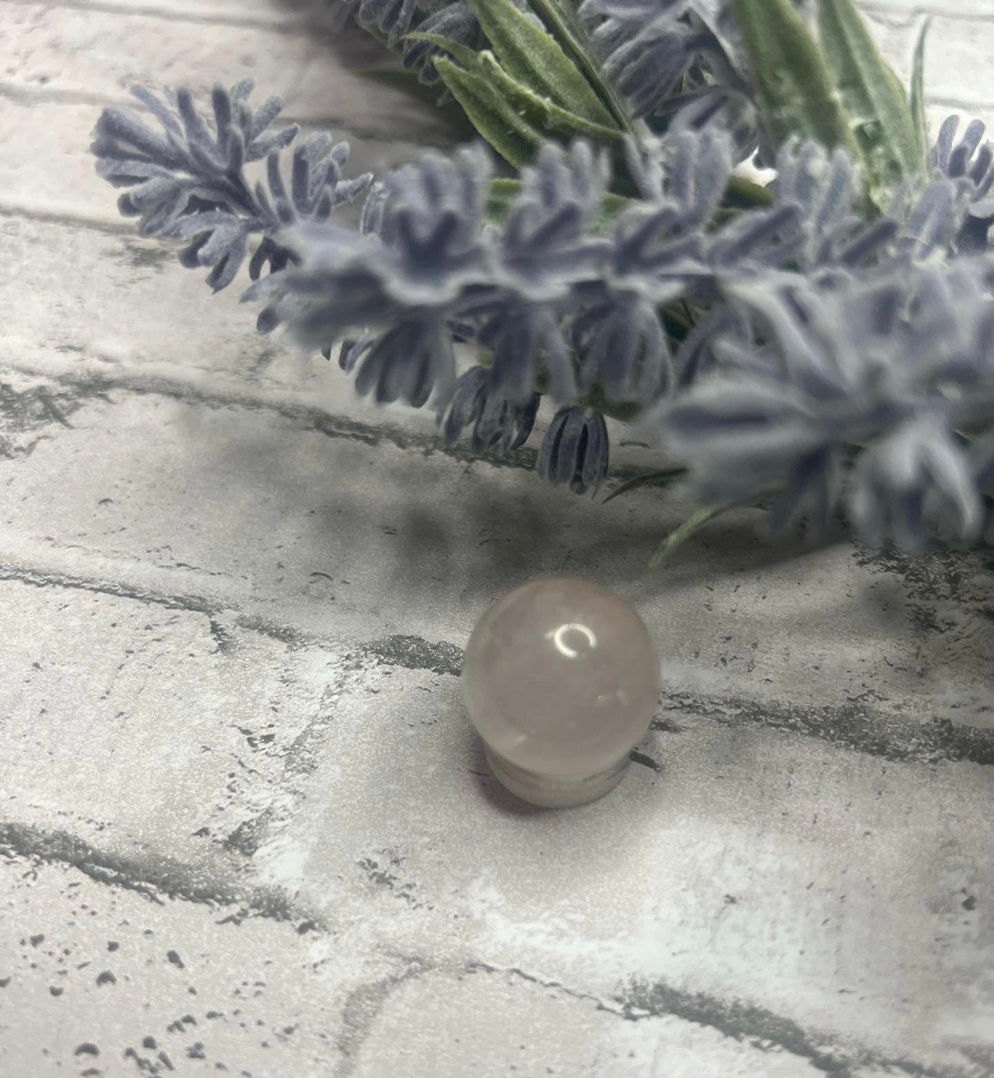 Small Amethyst & Rose Quartz Spheres