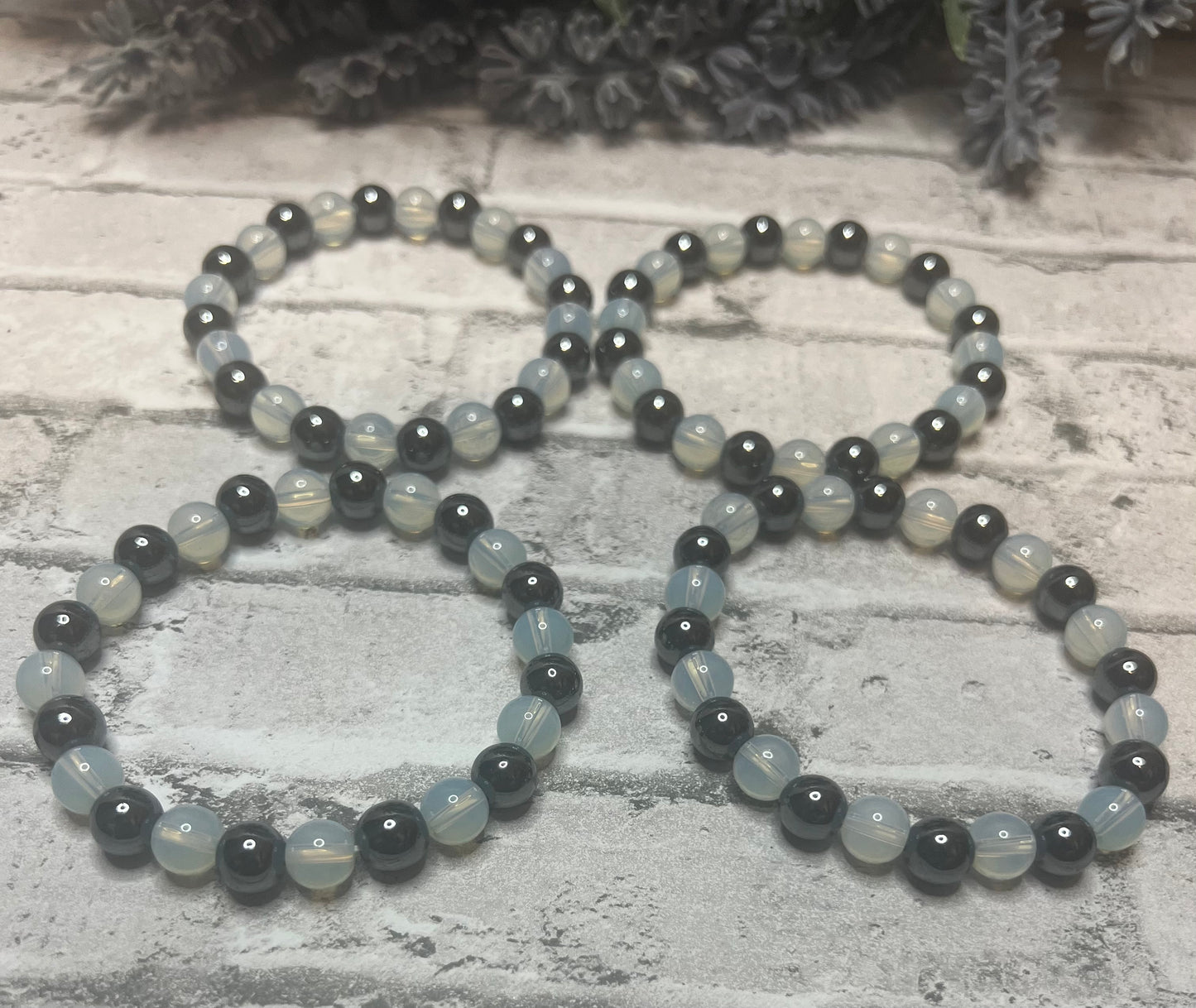 Opalite & Hematite Bracelets