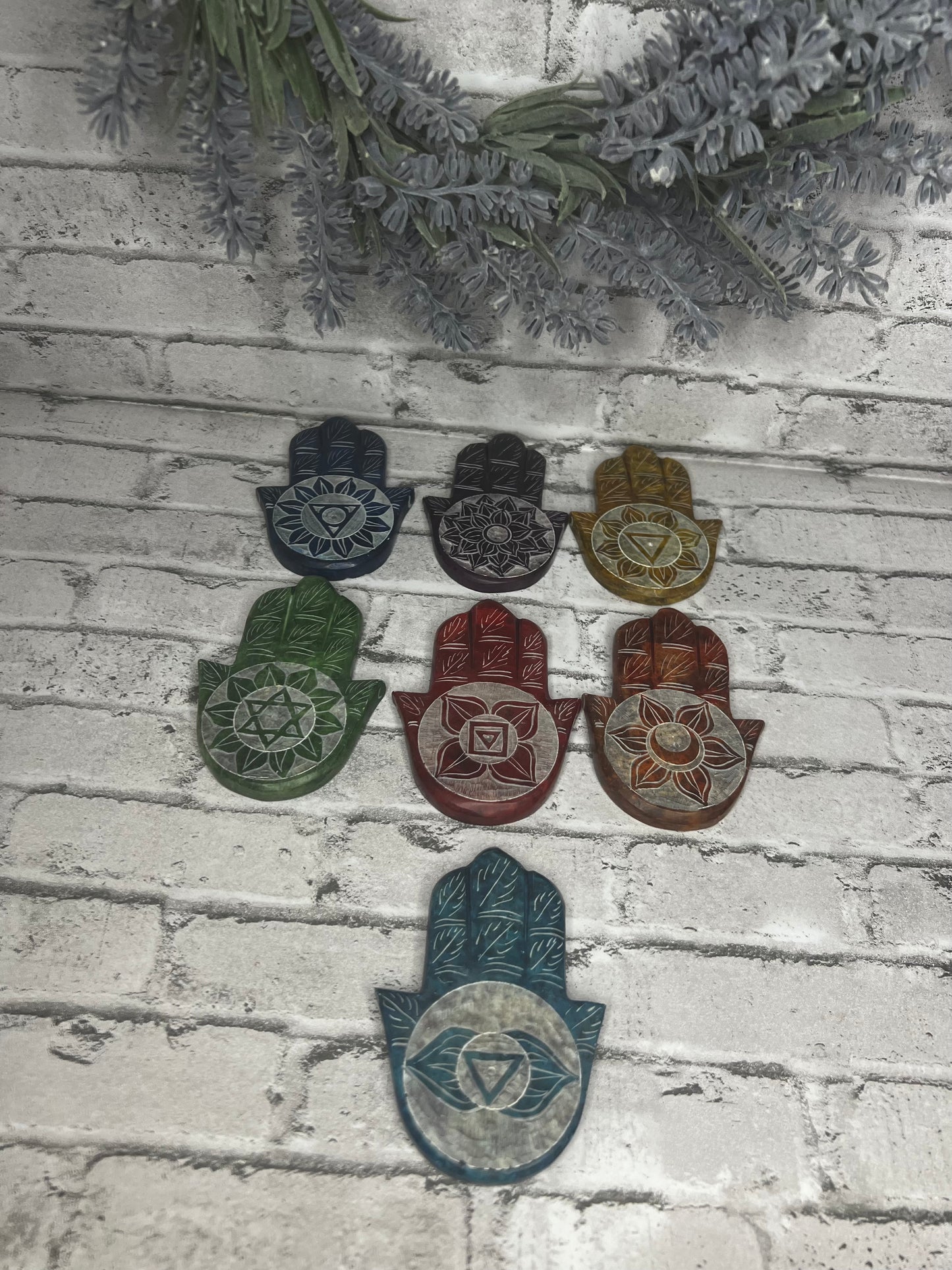 Chakra Hamsa Incense Holders