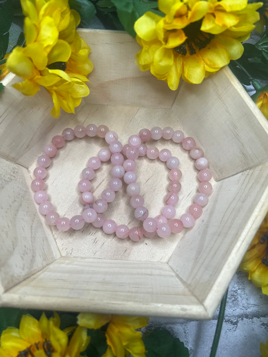 8mm Rose Quartz Bracelets