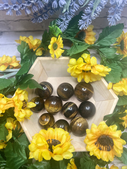 Tigers Eye Spheres